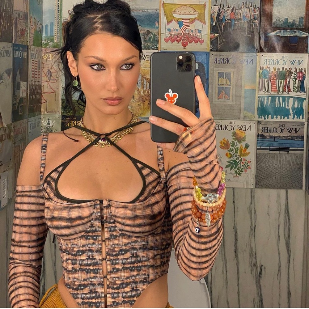 Corset top as seen on bella hadid